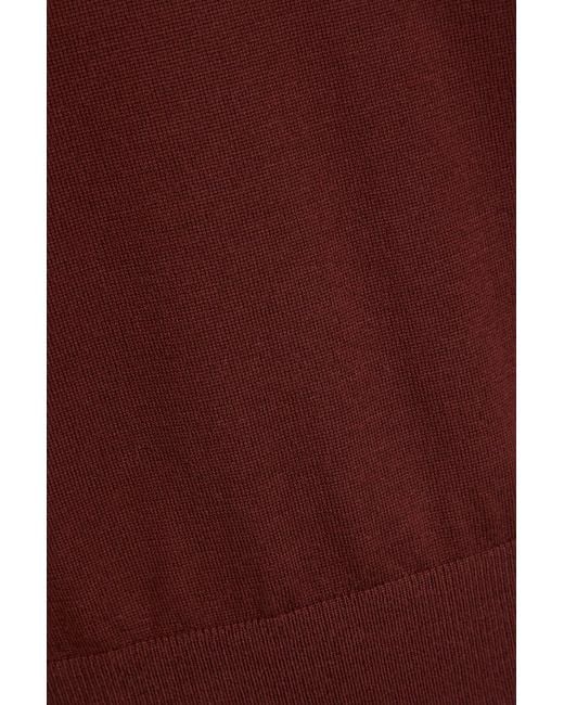 Theory Red Merino Wool Top