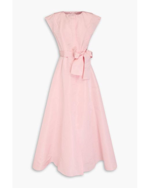 Carolina Herrera Pink Silk-faille Gown