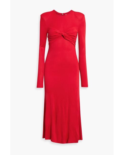 halter dress product info and reviews Nadia Black Keyhole Halter Midi Dress