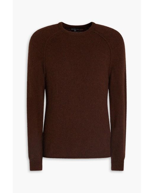 James Perse Brown Cashmere Sweater for men