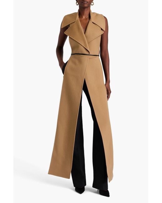 Peter Do Natural Oversized Wool And Cashmere-blend Felt Coat