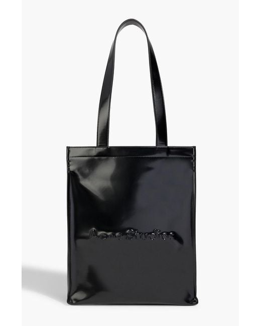 Acne Black Embossed Tote