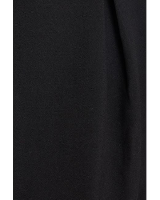 Odd Muse Black Bead-embellished Crepe Mini Dress