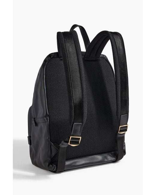 Versace Black La Medusa Embellished Leather Backpack for men