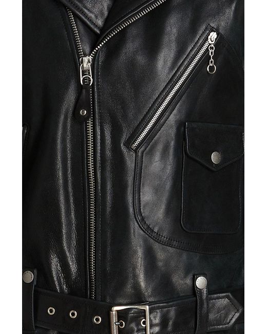 Rag & Bone Black Dallas Leather Biker Jacket