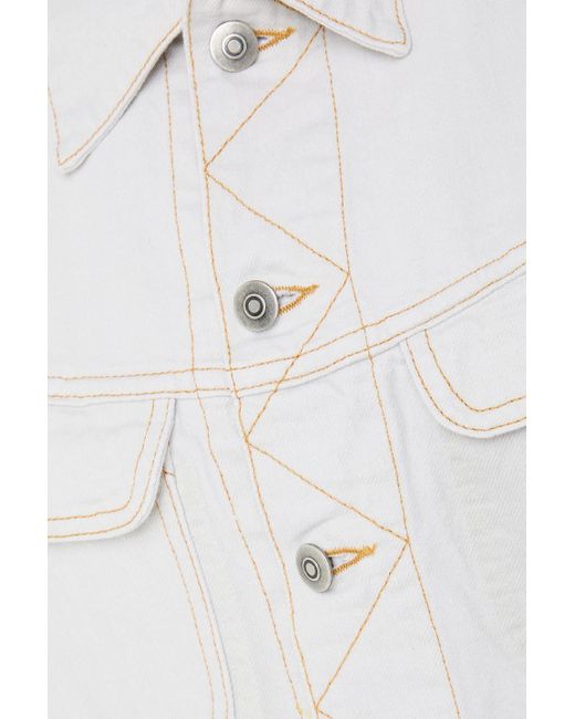 Maison Margiela White Denim Jacket