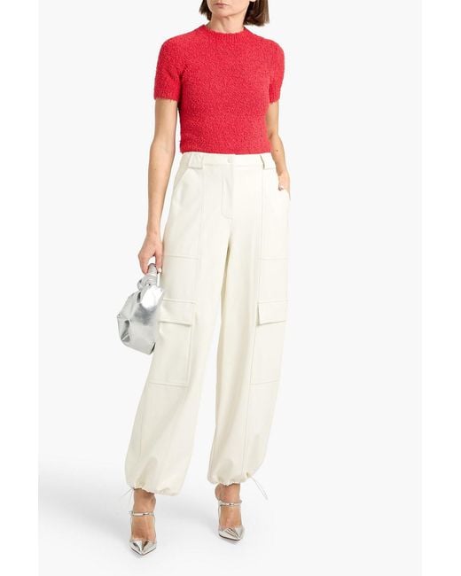 Jonathan Simkhai White Sofia Cargo Pants