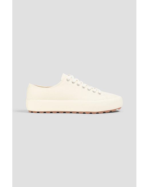 Sandro White Canvas Sneakers for men