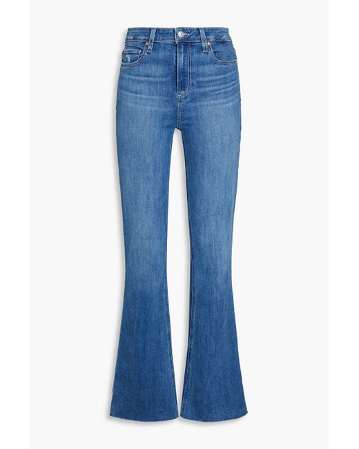 PAIGE Blue Laurel High-rise Bootcut Jeans