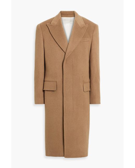Alex Mill Natural Abram Wool-Blend Felt Coat for men