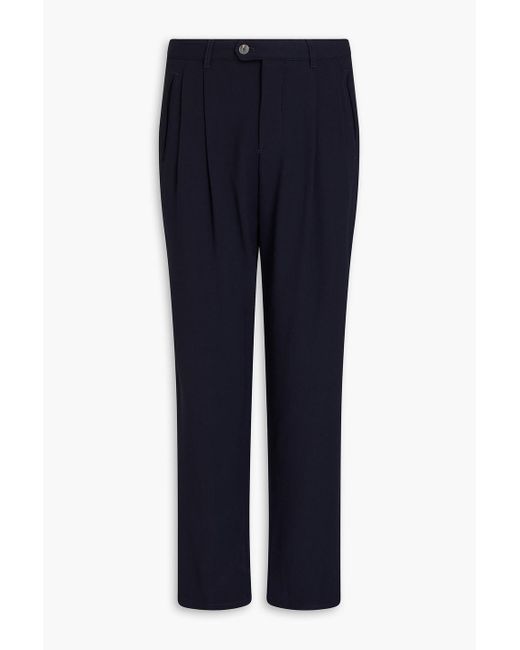 Giorgio Armani Blue Twill Pants for men