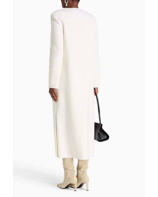 Loulou de Saison White Martil Wool And Cashmere-Blend Coat