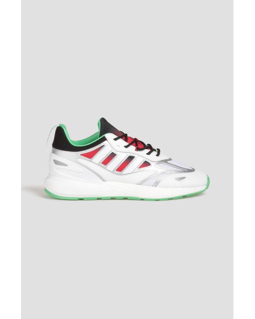 Adidas Originals Metallic Gamora Zx 2k Boost Mesh Sneakers for men