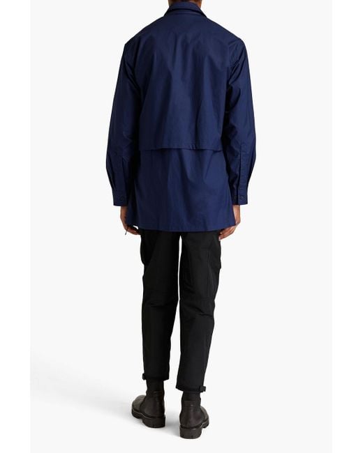 Y-3 Blue Cotton-ripstop Jacket for men