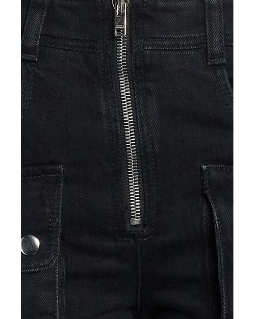 Isabel Marant Black Cenime Cropped High-rise Skinny Jeans