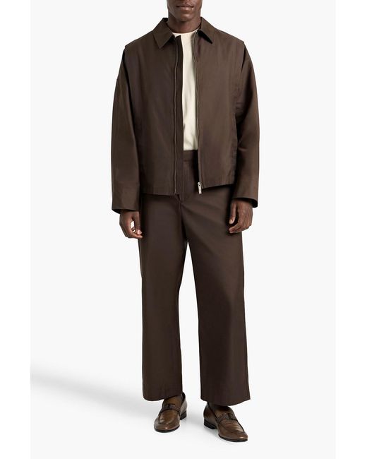 LE17SEPTEMBRE Brown Cotton-Blend Twill Jacket for men