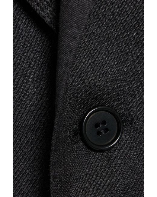 Canali Black Slim-fit Wool-twill Suit for men