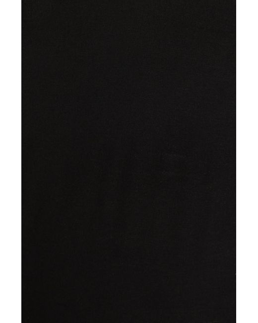 Stella McCartney Black Chain-embellished Stretch-jersey Bodysuit