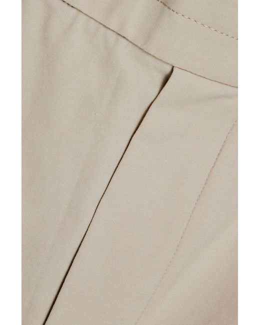 James Perse White Performance Tapered Cotton-blend Cargo Pants for men