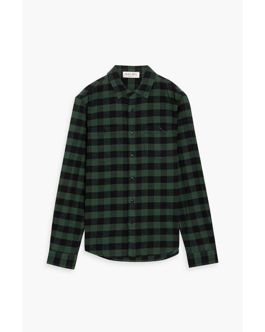 Alex Mill Green Checked Cotton-flannel Shirt for men