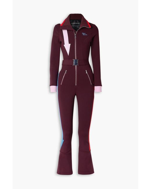 CORDOVA Up & Down Belted Embroidered Ski Suit