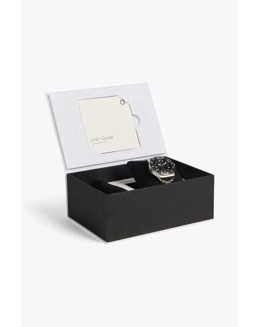 Montblanc Gray 1858 Gmt Automatic 42Mm Stainless Steel Watch, Ref No. Mb129615 for men