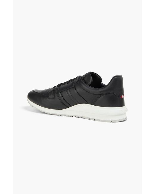 Bally Black Asler Leather Sneakers for men