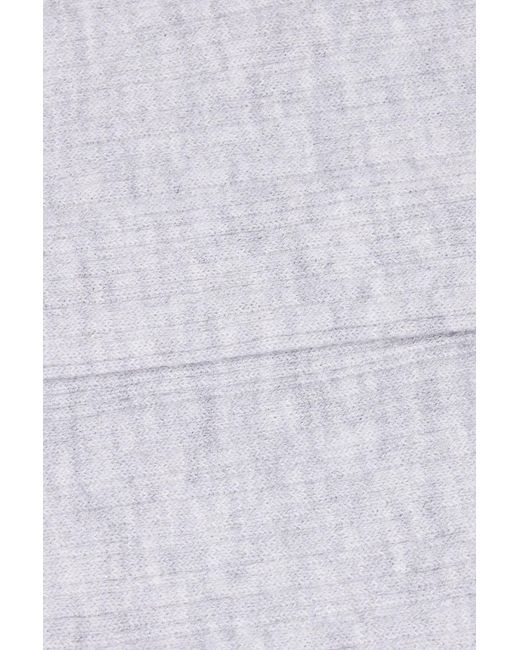 Brunello Cucinelli White Ribbed Cashmere-blend Socks