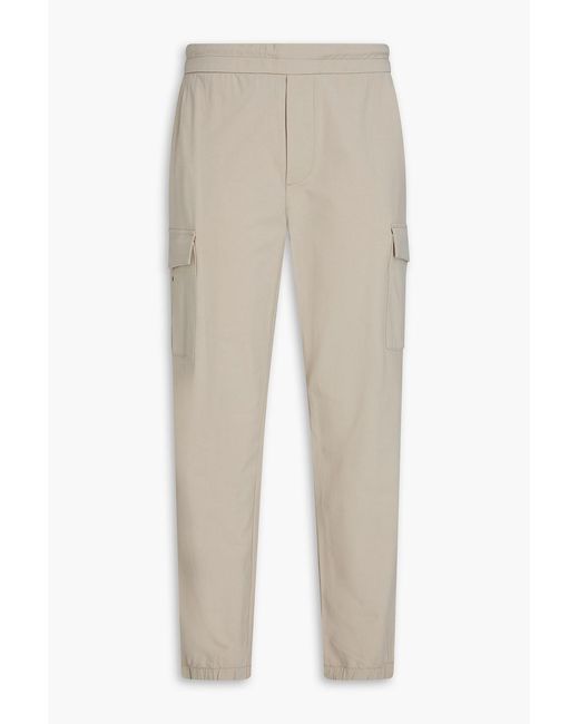 James Perse White Performance Tapered Cotton-blend Cargo Pants for men