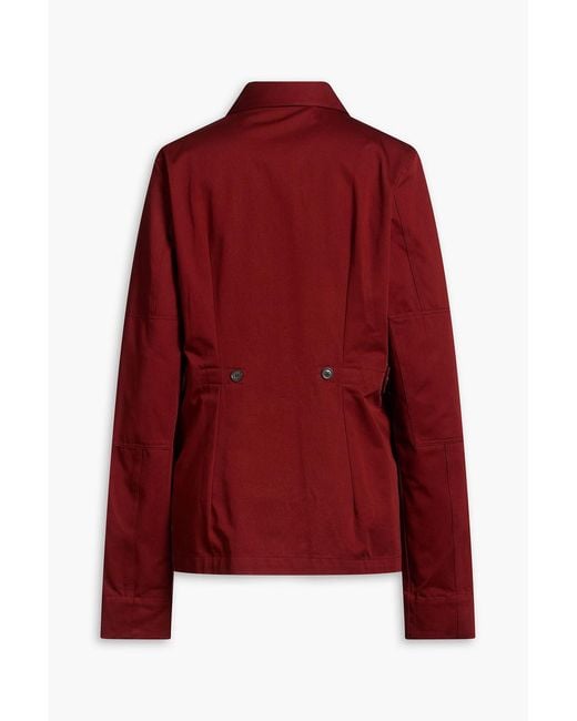 Our Legacy Red Cotton-Twill Jacket