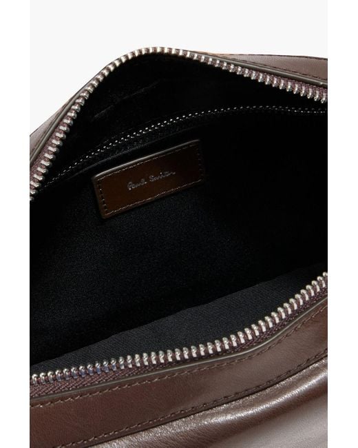 Paul Smith Brown Leather Messenger Bag for men