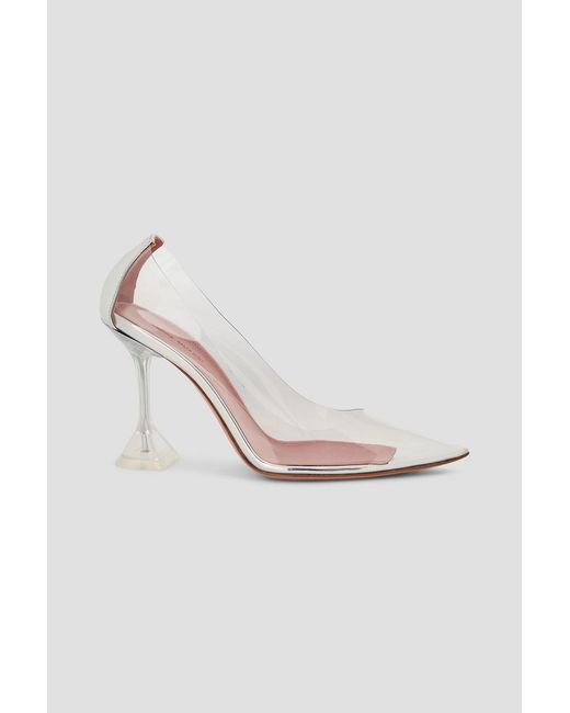 AMINA MUADDI White Ami Pvc And Leather Pumps