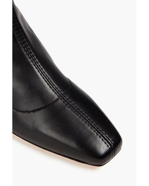Alberta Ferretti Black Leather Over-the-knee Boots