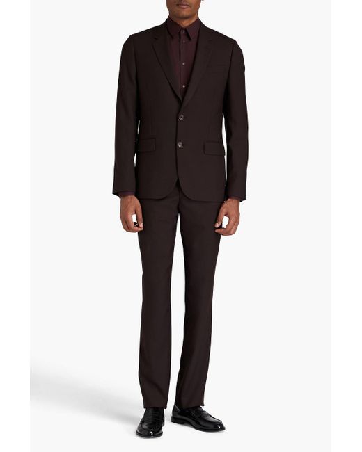 Paul Smith Black Wool-twill Suit for men
