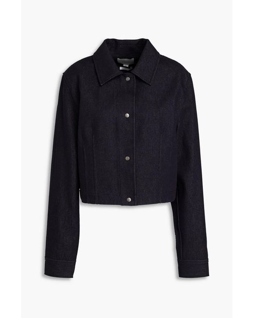Vince Blue Cropped Denim Jacket