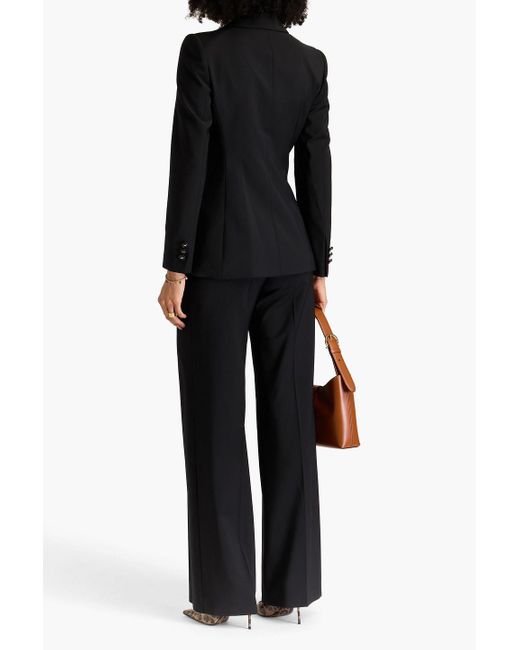 Alberta Ferretti Black Wool-blend Blazer