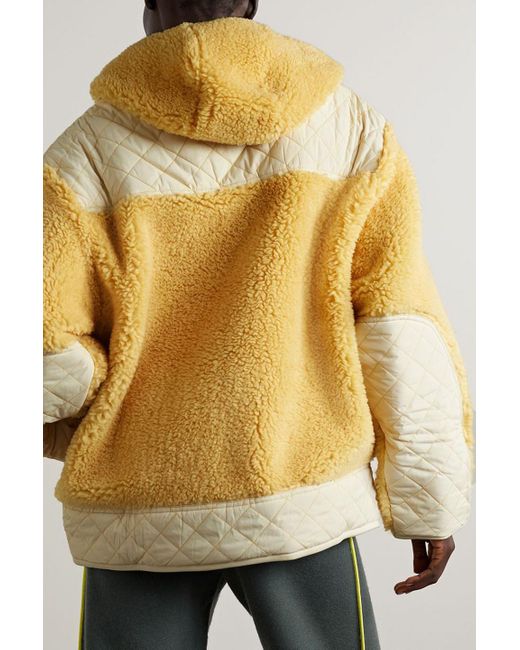 Tory sport sherpa fleece quilted jacket sale