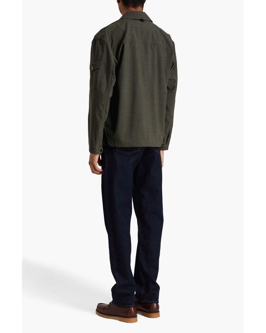 Rag & Bone Green Cade Wool-blend Overshirt for men
