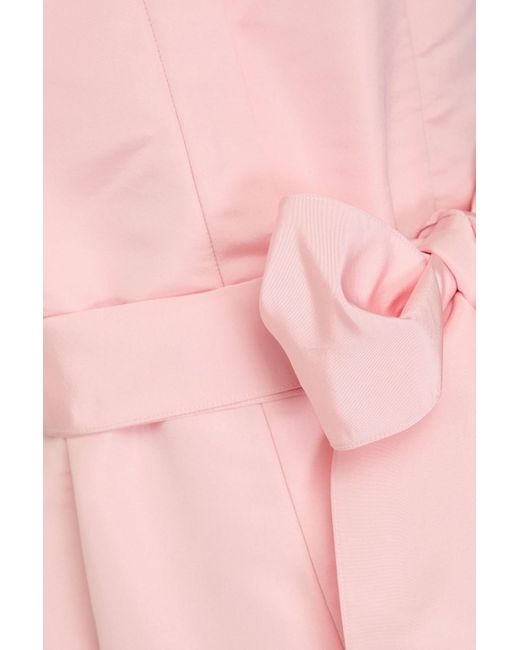 Carolina Herrera Pink Silk-faille Gown
