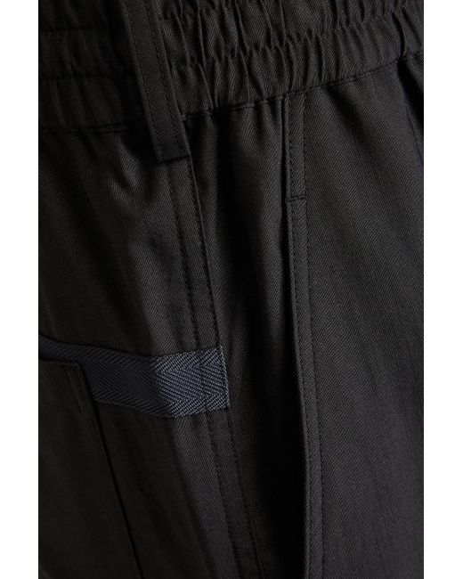 Y-3 Sporthose aus baumwollfrottee mit print in Black für Herren