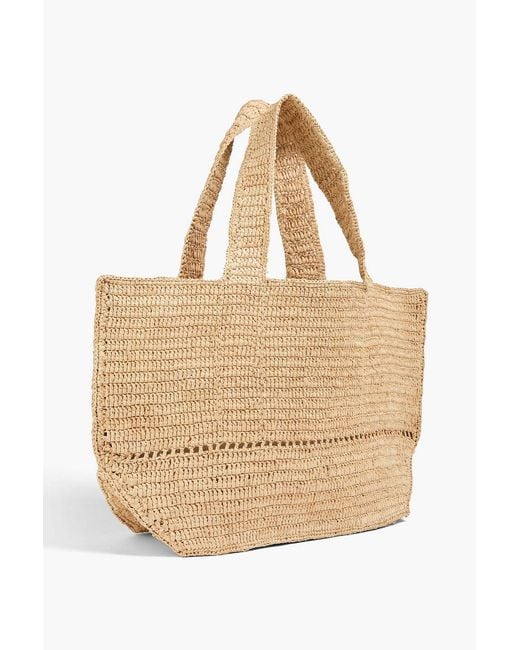 Maje Natural Raffia Tote