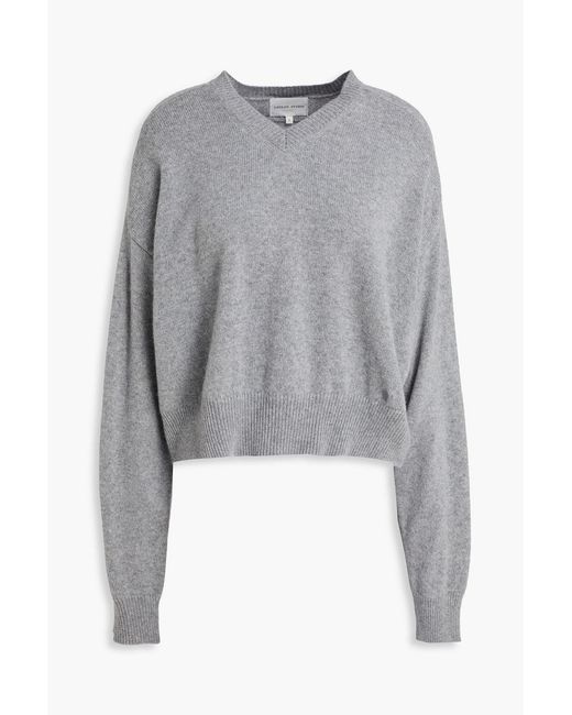 Loulou de Saison Gray Anzor Cashmere Sweater