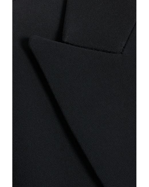 3.1 Phillip Lim Black Pleated Crepe Blazer