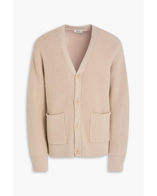 Sandro Natural Wool And Cashmere-blend Cardigan for men