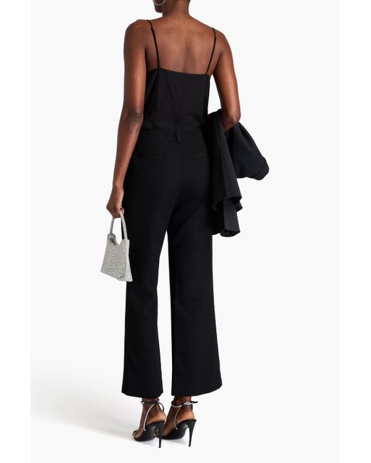 Huishan Zhang Black Wool Flared Pants