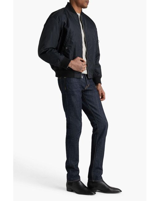 Rag & Bone Blue Manston Shell Bomber Jacket for men