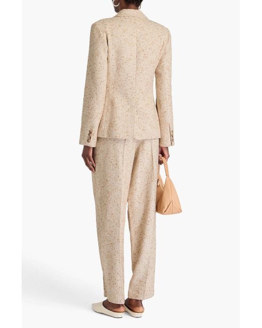 Joseph Natural Glenview Bouclé-Tweed Blazer