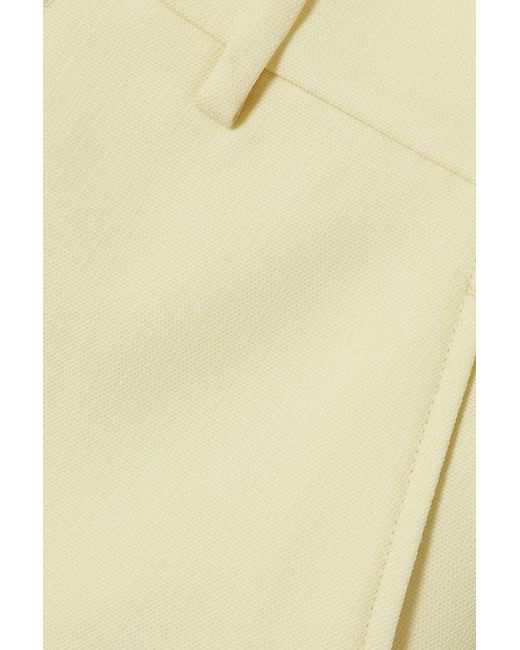 AMI Yellow Wool Shorts