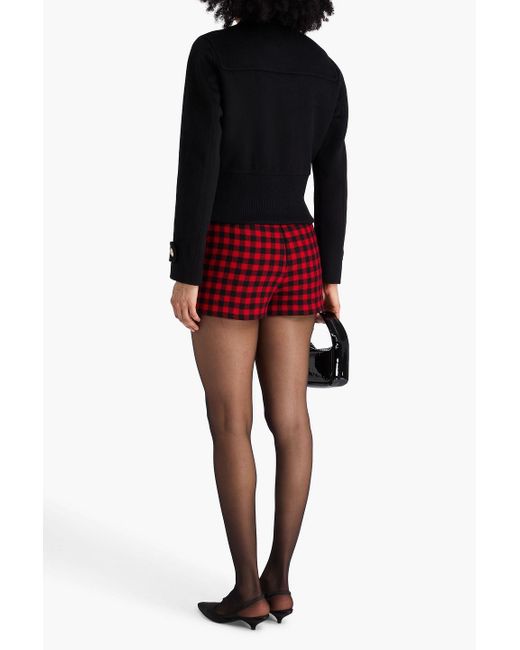 Maje Black Wool-blend Felt Jacket