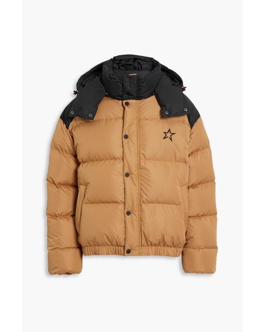 Perfect Moment Brown Juniper Two-tone Quilted Shell Ski Jacket